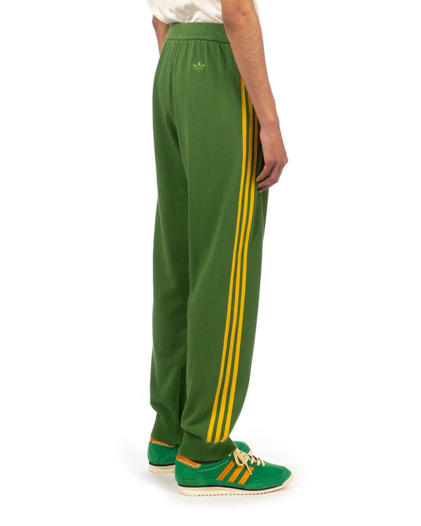 adidas | x Wales Bonner New Knit Track Pant Crew Green - Concrete