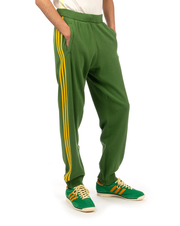 adidas | x Wales Bonner New Knit Track Pant Crew Green - Concrete
