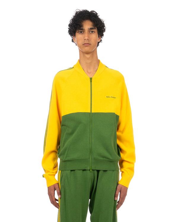 adidas | x Wales Bonner New Knit Track Top Gold / Green - Concrete