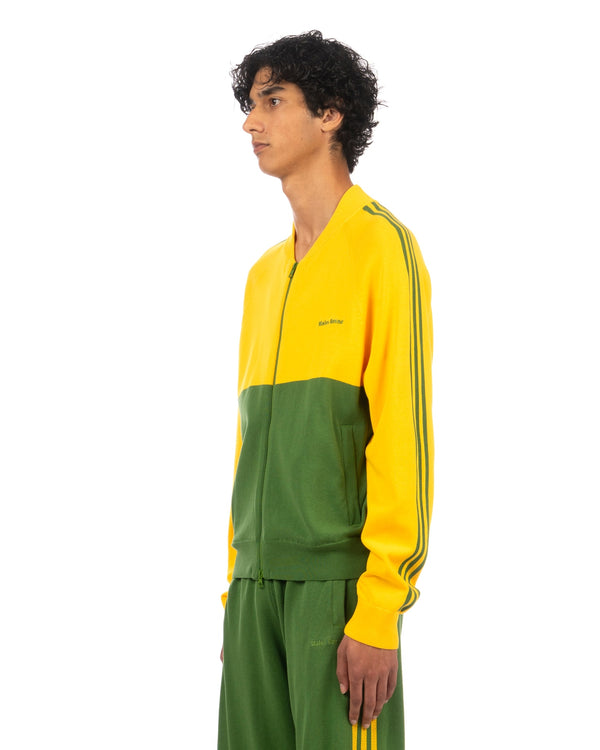 adidas | x Wales Bonner New Knit Track Top Gold / Green - Concrete