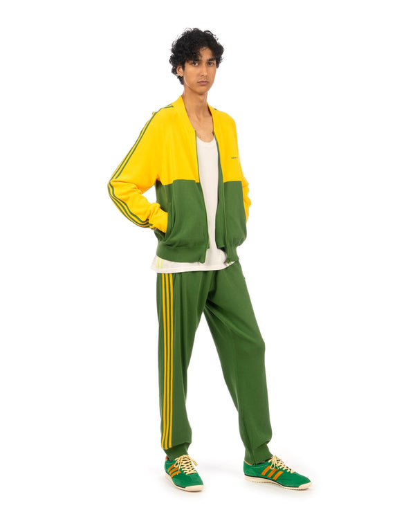 adidas | x Wales Bonner New Knit Track Pant Crew Green - Concrete