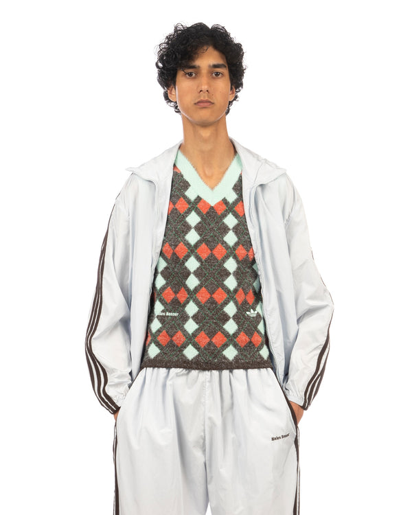 adidas | x Wales Bonner Knit Vest Clear Mint / Dark Brown - Concrete