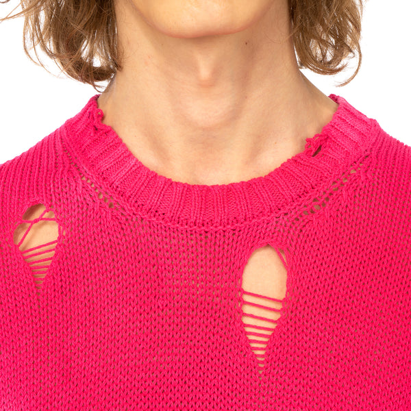 Poggy's Box | x FORSOMEONE Tie Dye Damage Knit Pink - Concrete