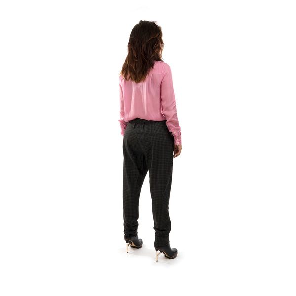Hope Law Trousers Grey Check - Concrete