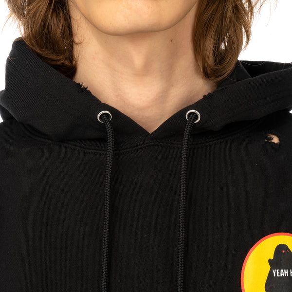 Poggy's Box | Rat TV Hoodie Black - Concrete