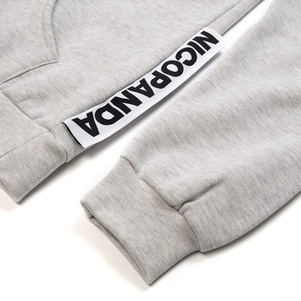 NicoPanda NP Hoodie Heather Grey - Concrete