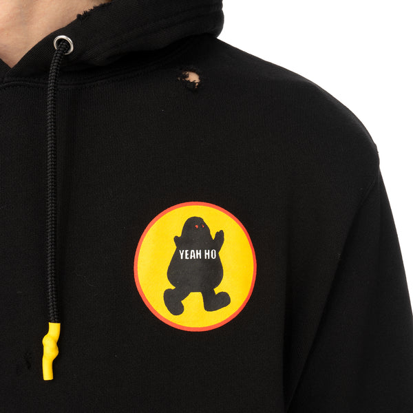 Poggy's Box | Rat TV Hoodie Black - Concrete