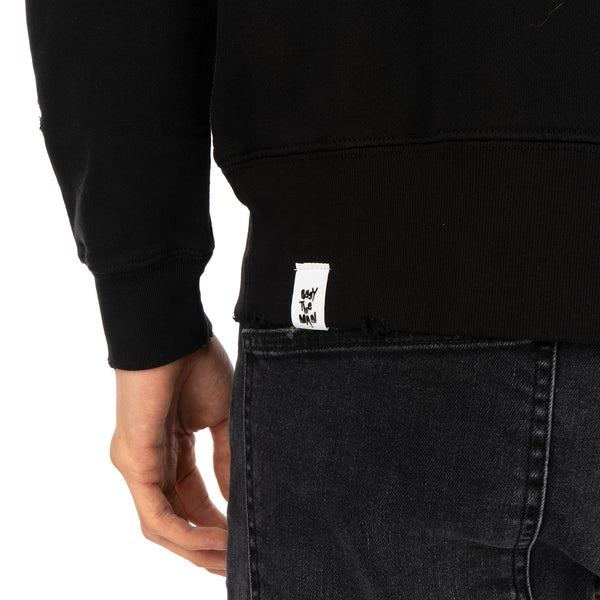 Poggy's Box | Rat TV Hoodie Black - Concrete