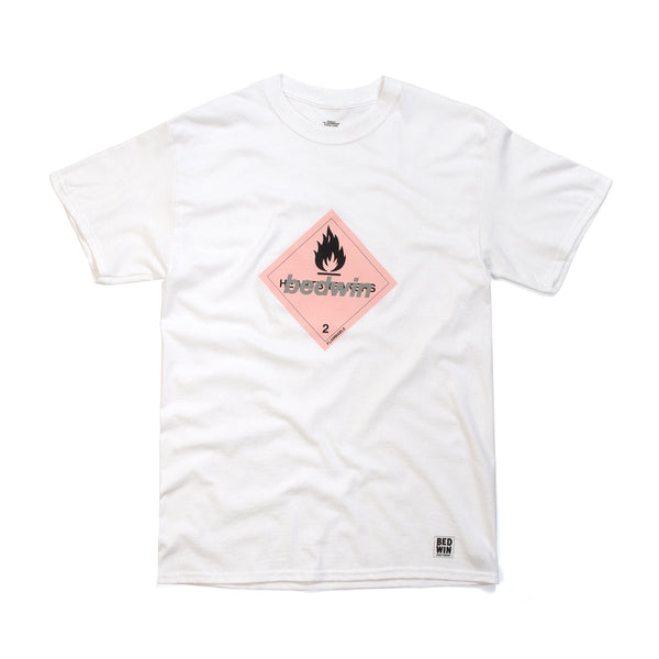 Bedwin & The Heartbreakers | 'Hooper' Print T-Shirt White - Concrete