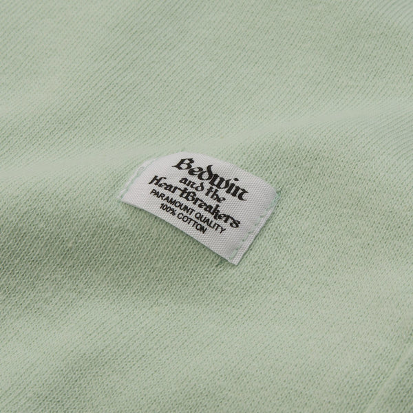 Bedwin & The Heartbreakers | 'Bradbury' 7/S Crew Neck Sweat Mint - Concrete