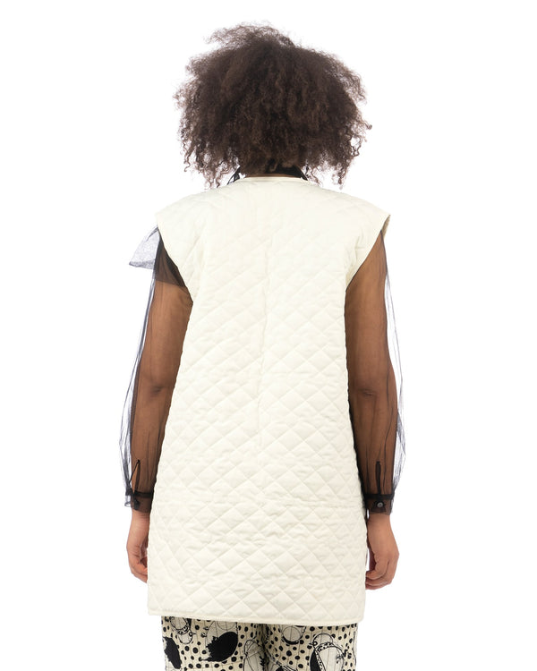 ANREALAGE | Aerogel Quilting Vest White - Concrete