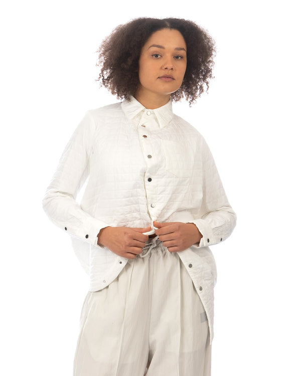 ANREALAGE | Aerogel Quilting Ball Jacket White - Concrete
