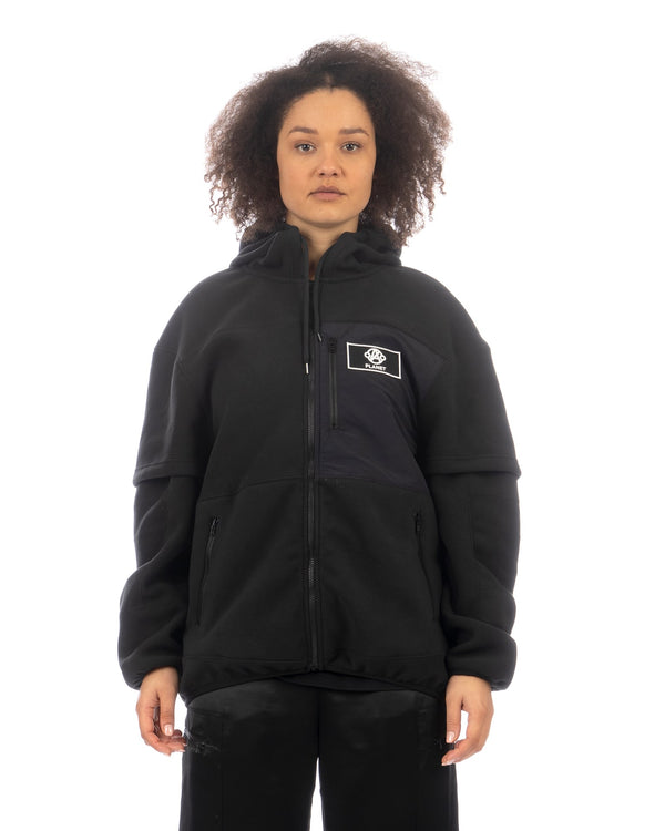 ANREALAGE | Aerogel Fleece Spacesuit Hoodie Black - Concrete