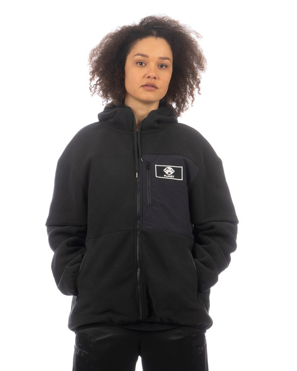 ANREALAGE | Aerogel Fleece Spacesuit Hoodie Black - Concrete
