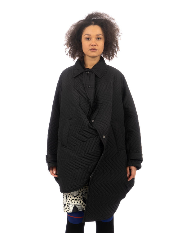 ANREALAGE | Aerogel Quilting Ball Coat Black - Concrete