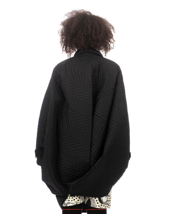 ANREALAGE | Aerogel Quilting Ball Coat Black - Concrete