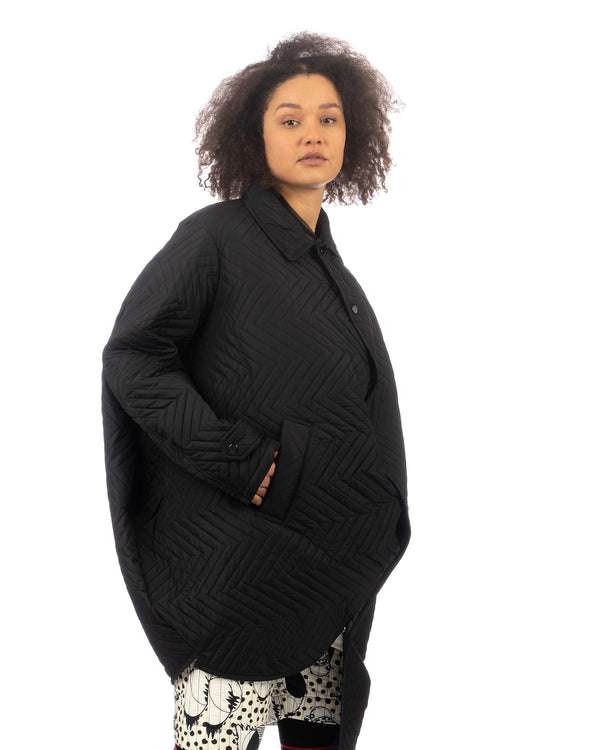 ANREALAGE | Aerogel Quilting Ball Coat Black - Concrete