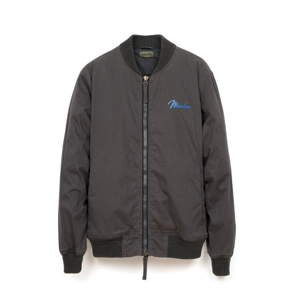maharishi | Miltype Tour Jacket Island Tour Embroidery Charcoal - Concrete
