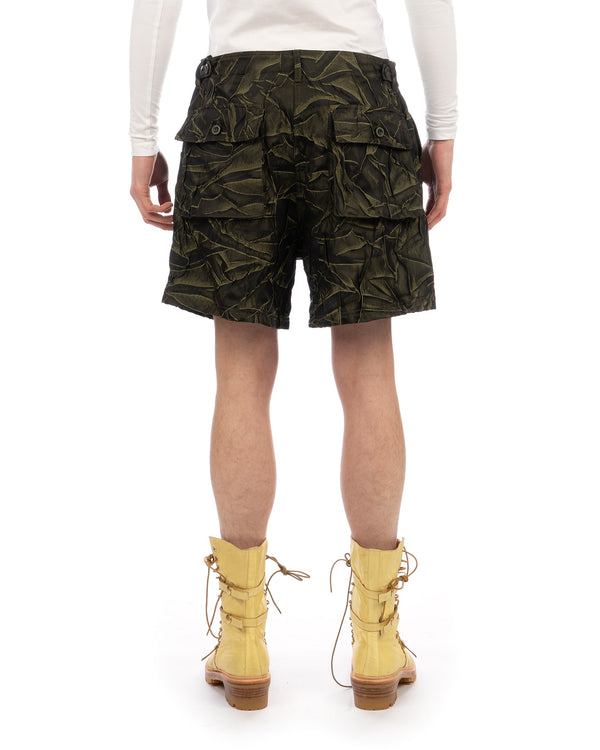 4SDesigns | Gusset Pocket Fatique Short Olive - Concrete