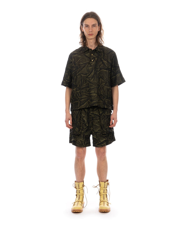 4SDesigns | Gusset Pocket Fatique Short Olive - Concrete