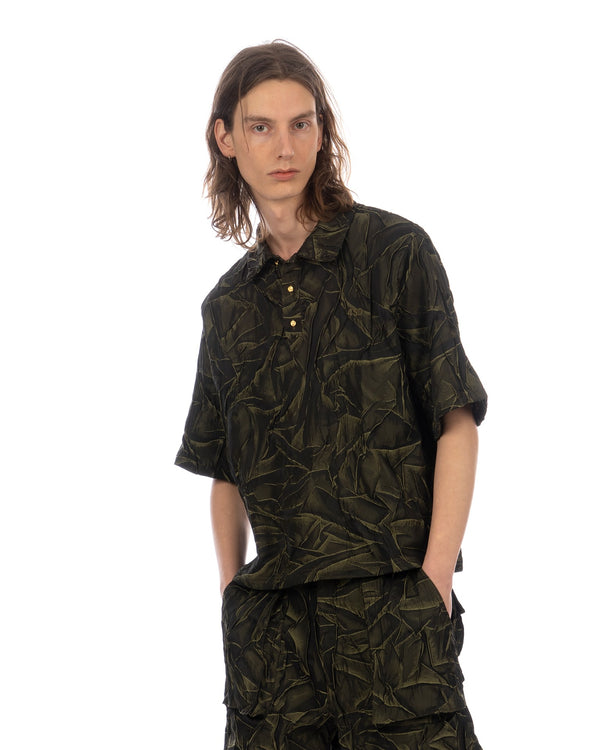 4SDesigns | Woven Polo Olive - Concrete