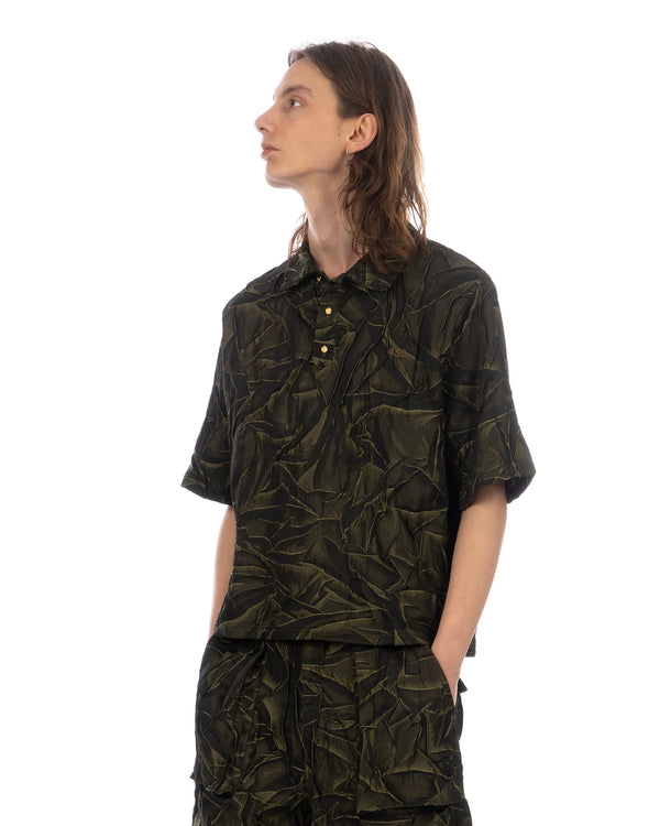 4SDesigns | Woven Polo Olive - Concrete