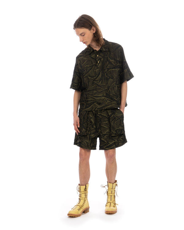 4SDesigns | Woven Polo Olive - Concrete