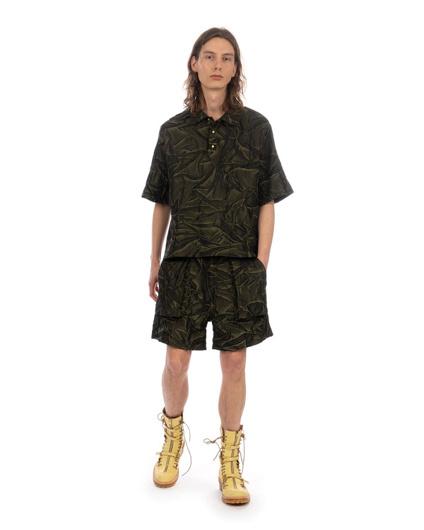4SDesigns | Woven Polo Olive - Concrete
