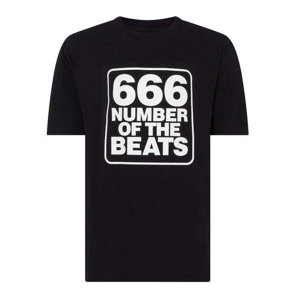 GFOOT | '666' T-Shirt Black - Concrete