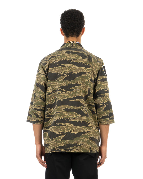 maharishi | 8090 Camo Jungle Kimono Mint Gold Tigerstripe - Concrete