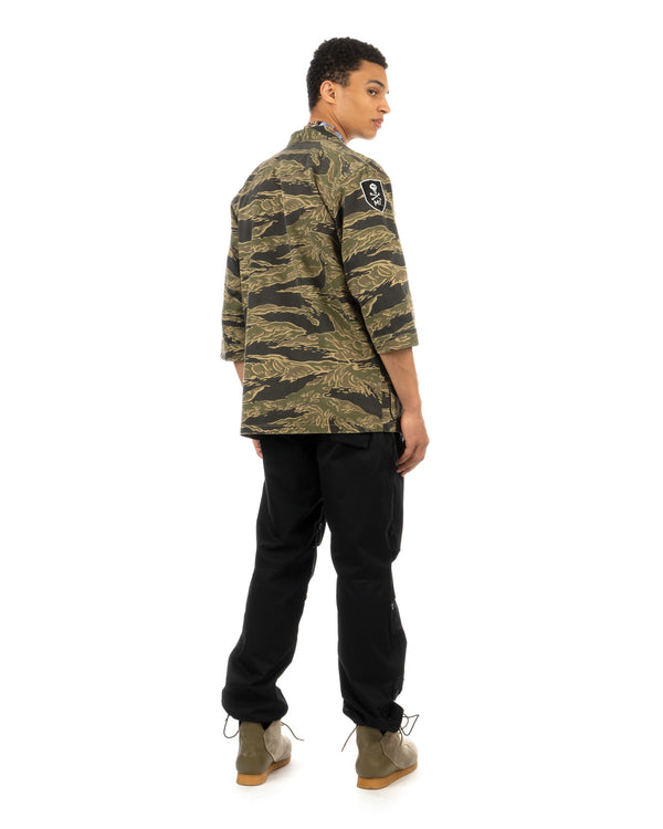 maharishi | 8090 Camo Jungle Kimono Mint Gold Tigerstripe - Concrete