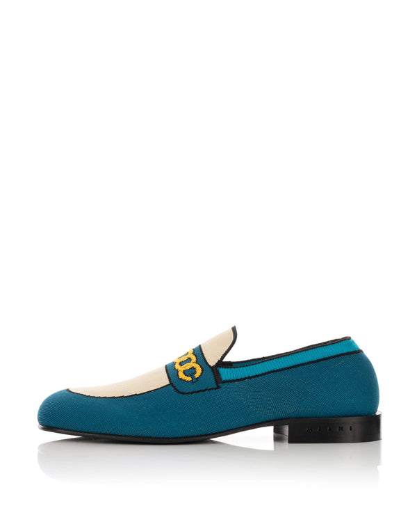 Marni | Mocassin Trompe L'ŒIL Blue - Concrete