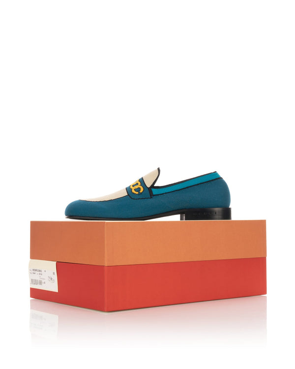 Marni | Mocassin Trompe L'ŒIL Blue - Concrete