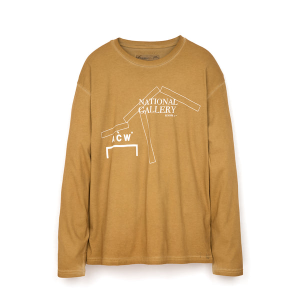 A-COLD-WALL* | National Gallery L/S T-Shirt Rust - Concrete