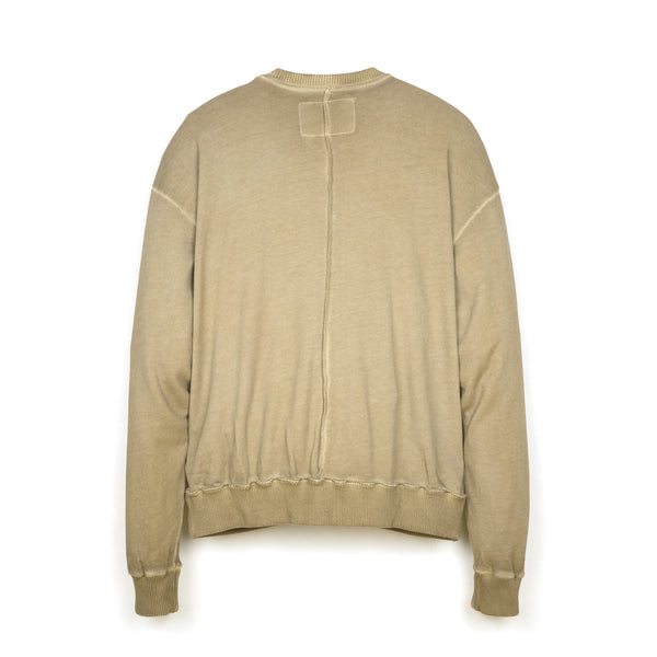 A-COLD-WALL* | Overlock Crewneck Taupe - Concrete