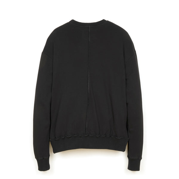 A-COLD-WALL* | Overlock Crewneck Black - Concrete