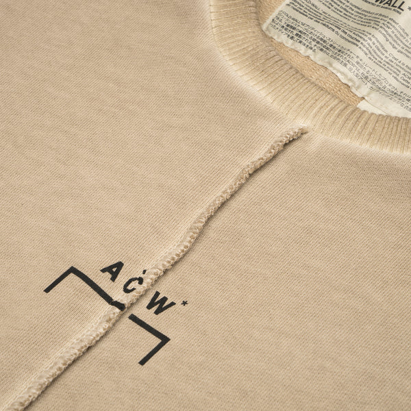 A-COLD-WALL* | Overlock Crewneck Taupe - Concrete