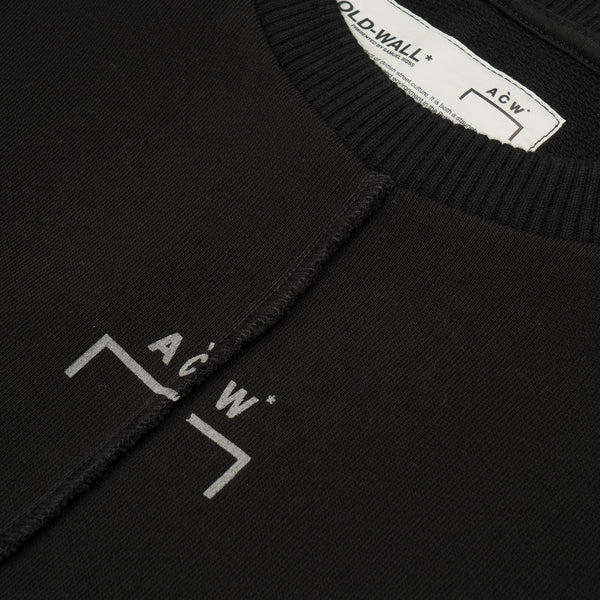 A-COLD-WALL* | Overlock Crewneck Black - Concrete