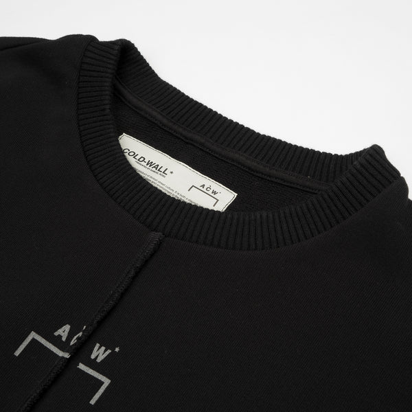 A-COLD-WALL* | Overlock Crewneck Black - Concrete
