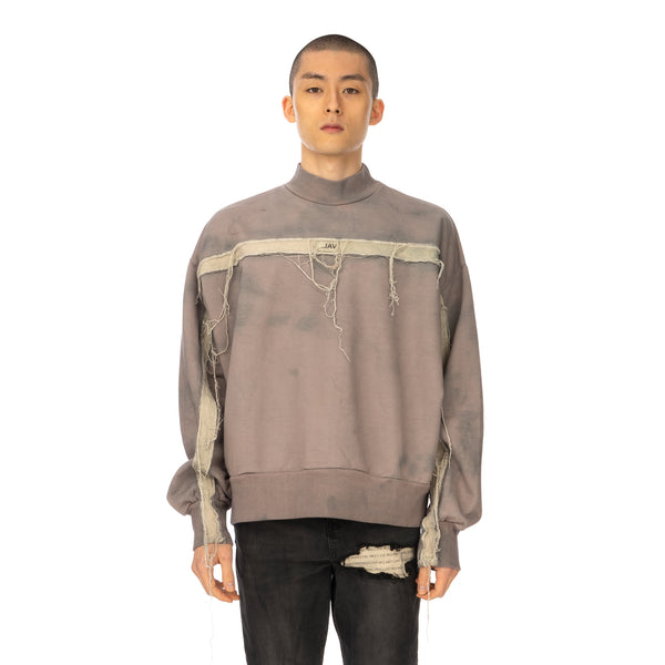Val Kristopher | Raw Strip Mockneck Dusty Pink - Concrete