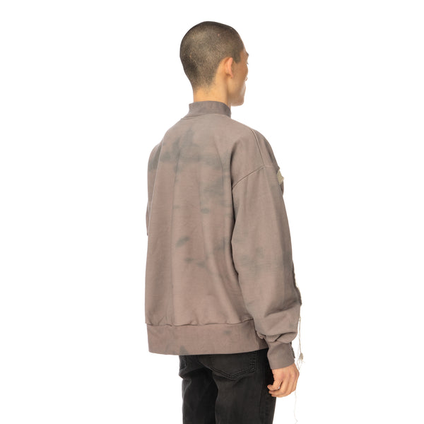 Val Kristopher | Raw Strip Mockneck Dusty Pink - Concrete
