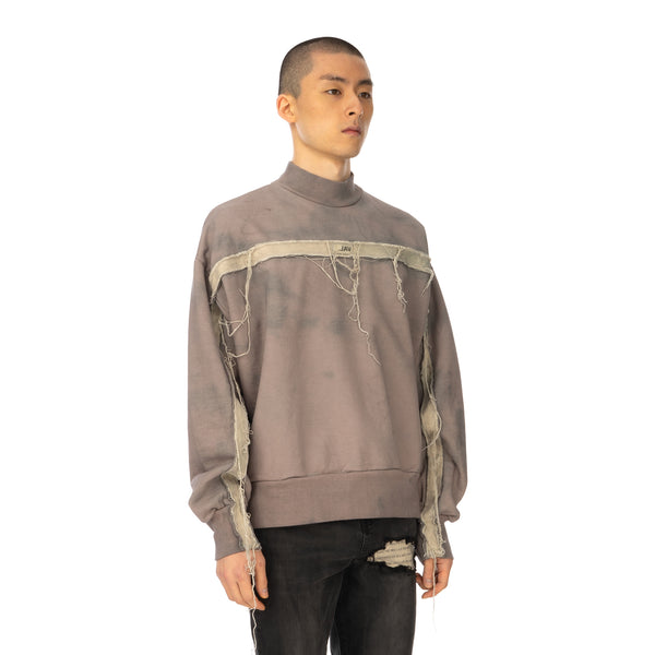 Val Kristopher | Raw Strip Mockneck Dusty Pink - Concrete