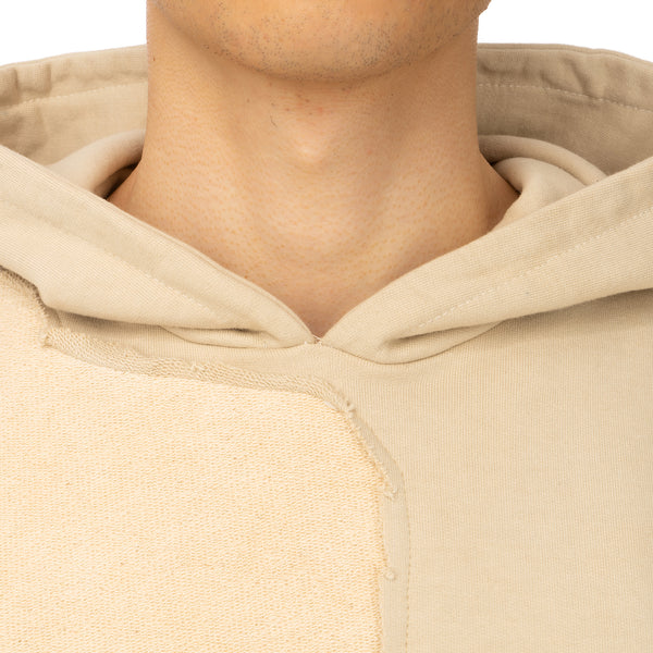 Val Kristopher | Cracked Hoodie Beige - Concrete