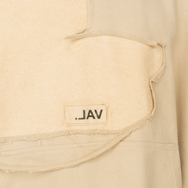 Val Kristopher | Cracked Hoodie Beige - Concrete