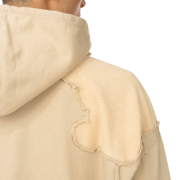 Val Kristopher | Cracked Hoodie Beige - Concrete