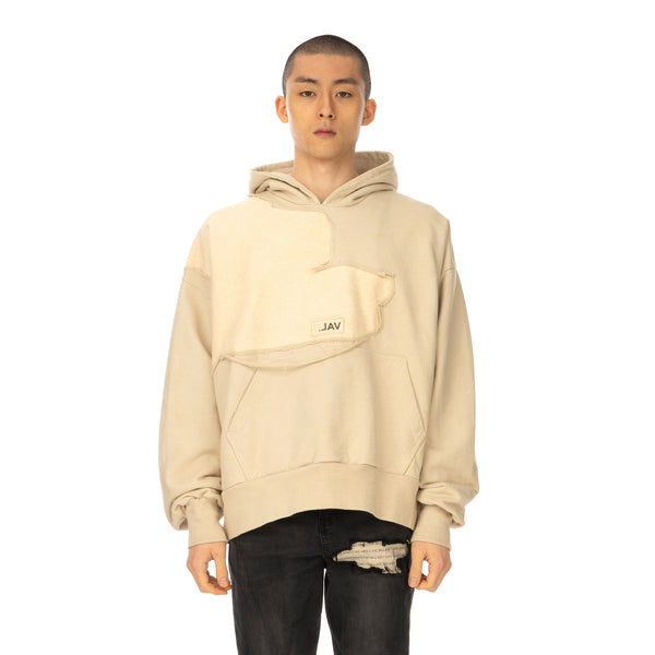 Val Kristopher | Cracked Hoodie Beige - Concrete