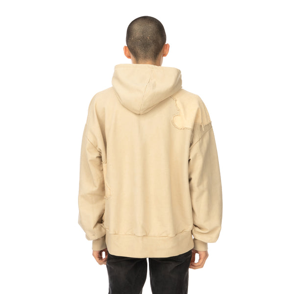 Val Kristopher | Cracked Hoodie Beige - Concrete