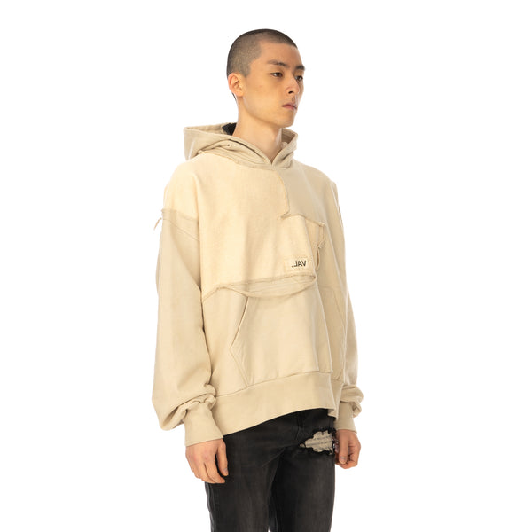 Val Kristopher | Cracked Hoodie Beige - Concrete