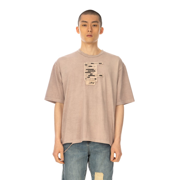 Val Kristopher | Book Page T-Shirt Dusty Pink - Concrete