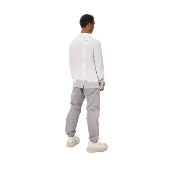 A-COLD-WALL* | Recut Polo Longsleeve Shirt White - Concrete